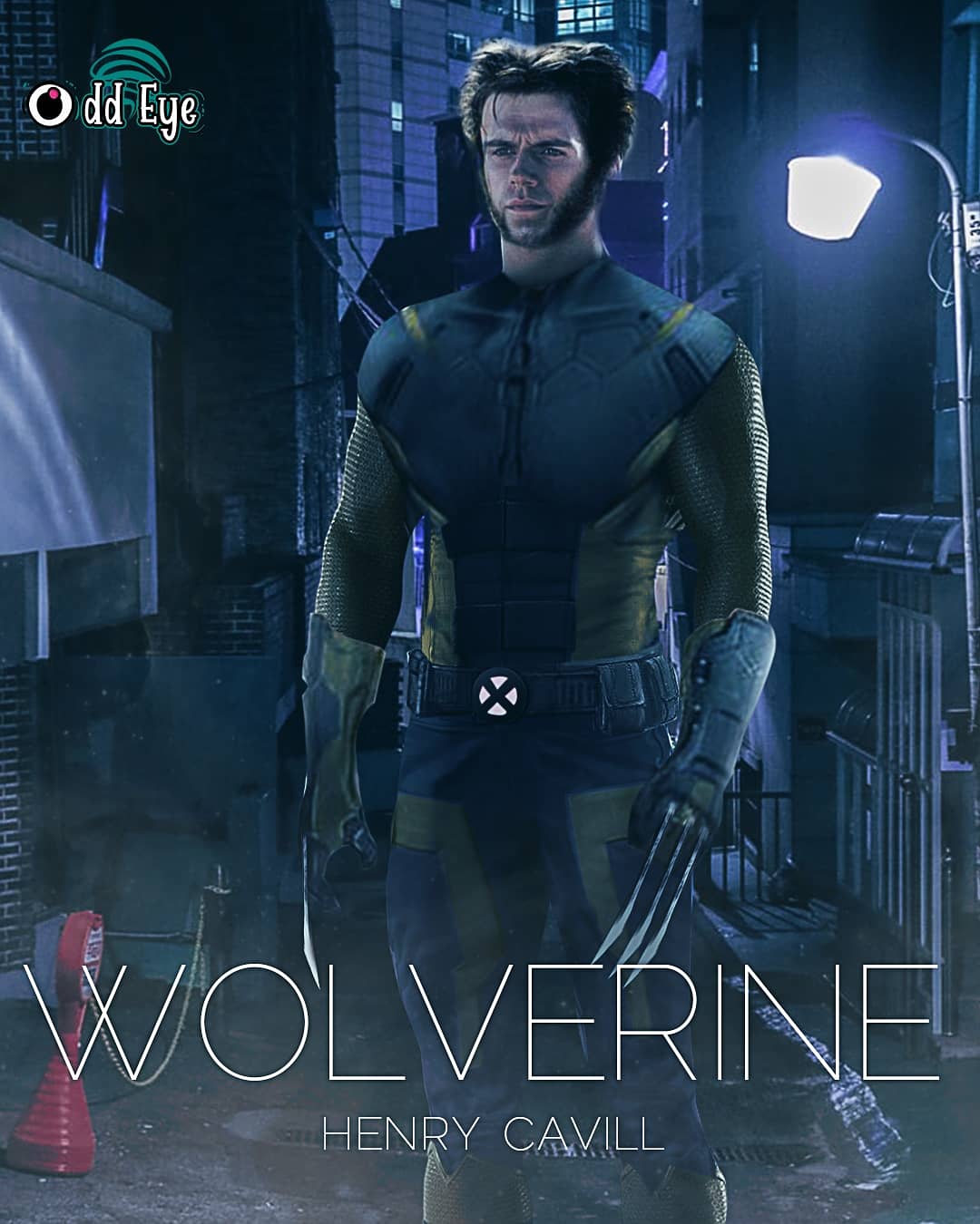 henry cavill wolverine fan art marvel 2