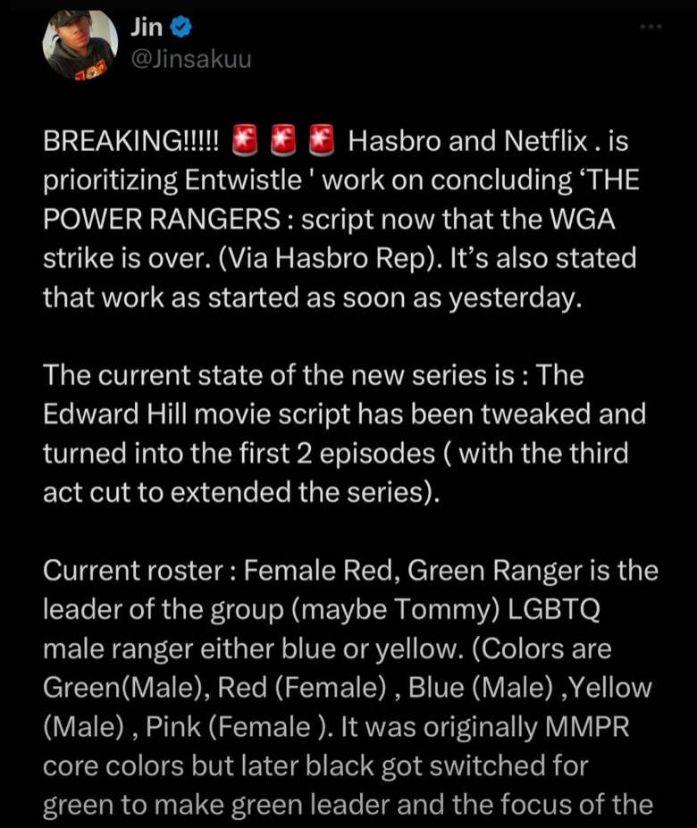 power rangers reboot rumors 2