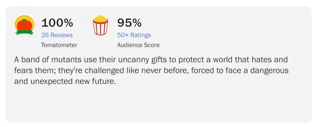x men 97 rotten tomatoes score