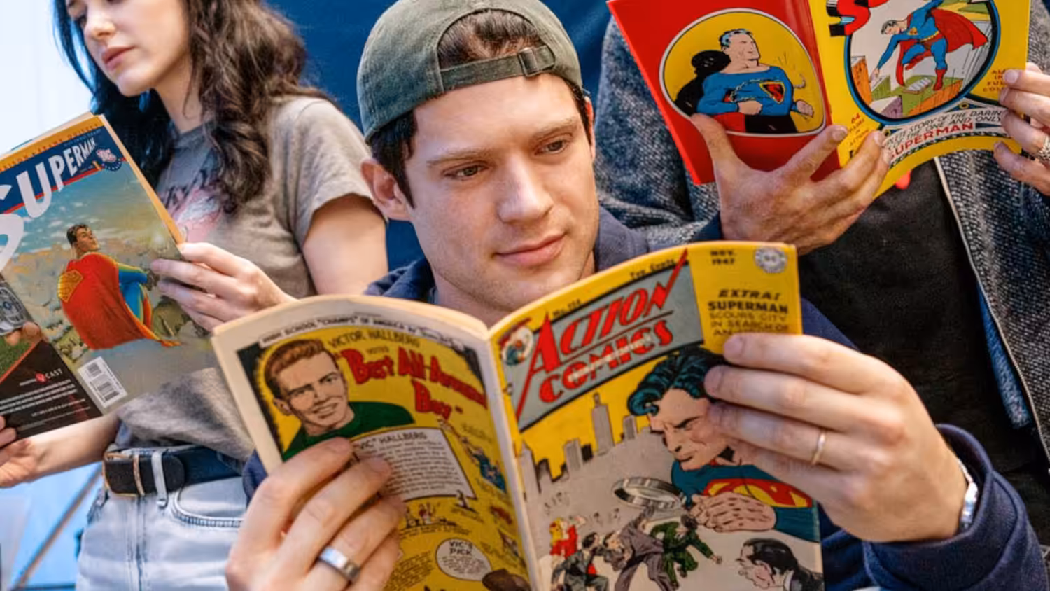 James Gunn Shows Off ‘Superman’ First Look At David Corenswet and Rachel Brosnahan On Set