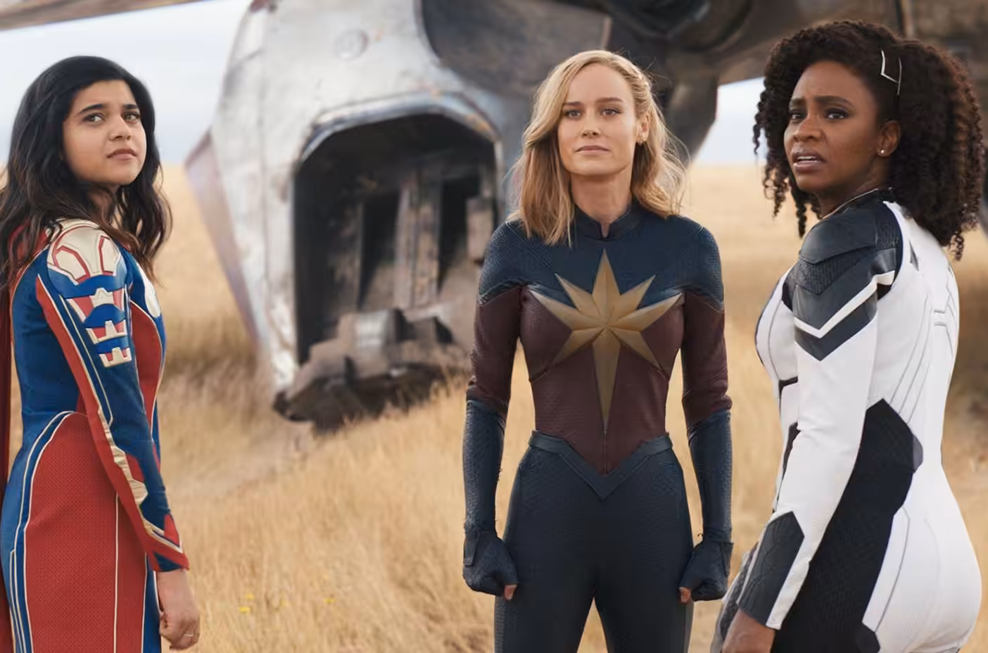 teyonah parris the marvels brie larson iman vellani