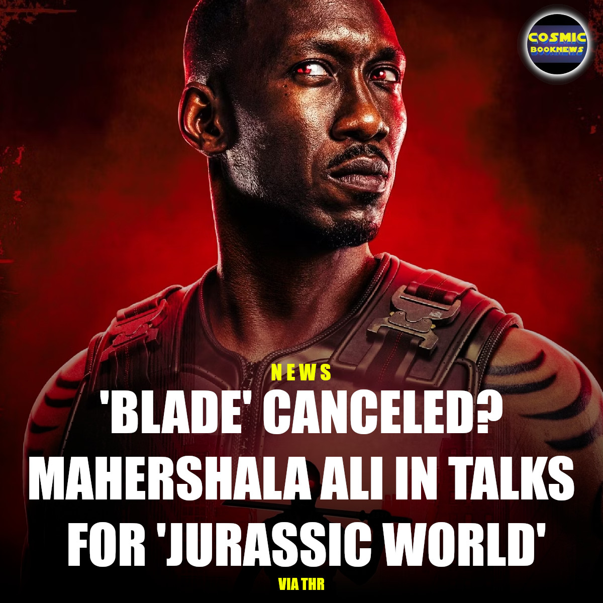 blade canceled mahershala ali jursassic world