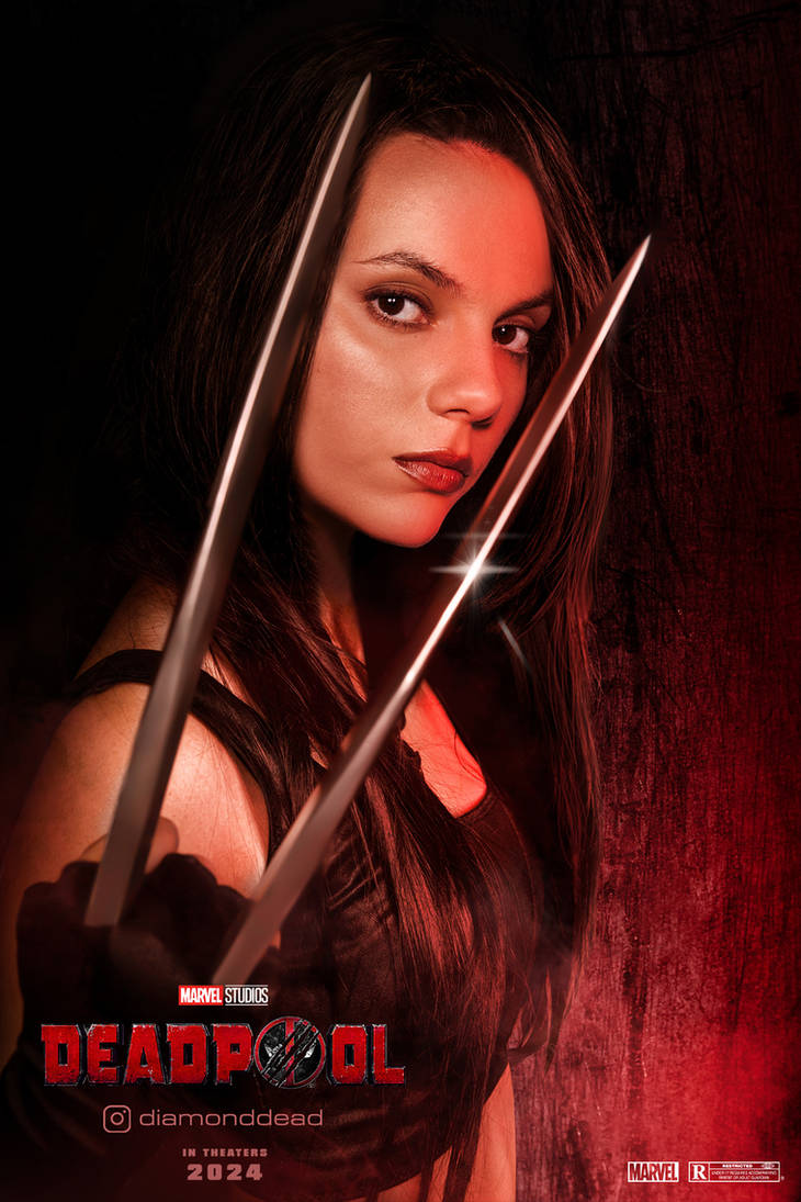 dafne keen x 23 deadpool wolverine fan art