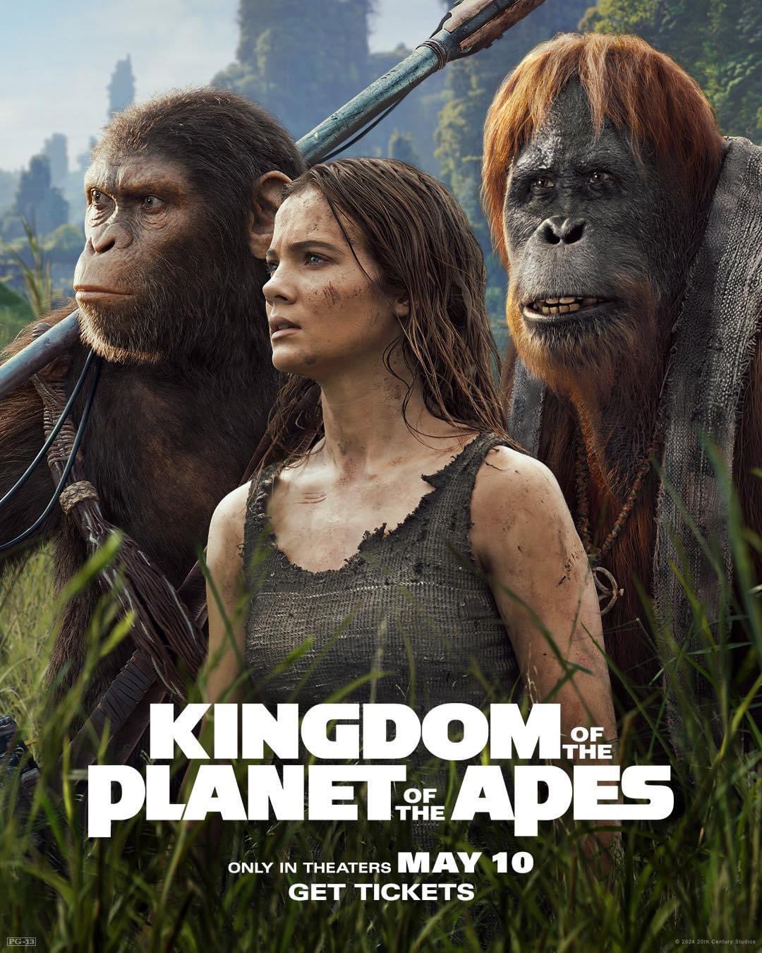 kingdom planet apes poster