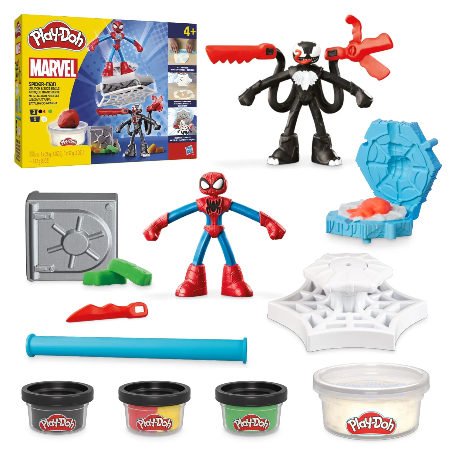 marvel play doh spider man venom