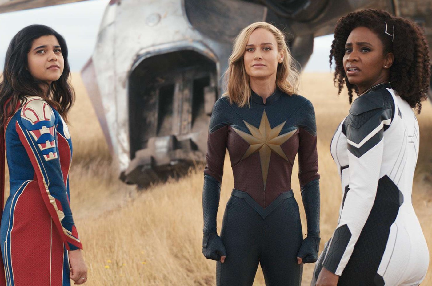 teyonah parris the marvels brie larson iman vellani