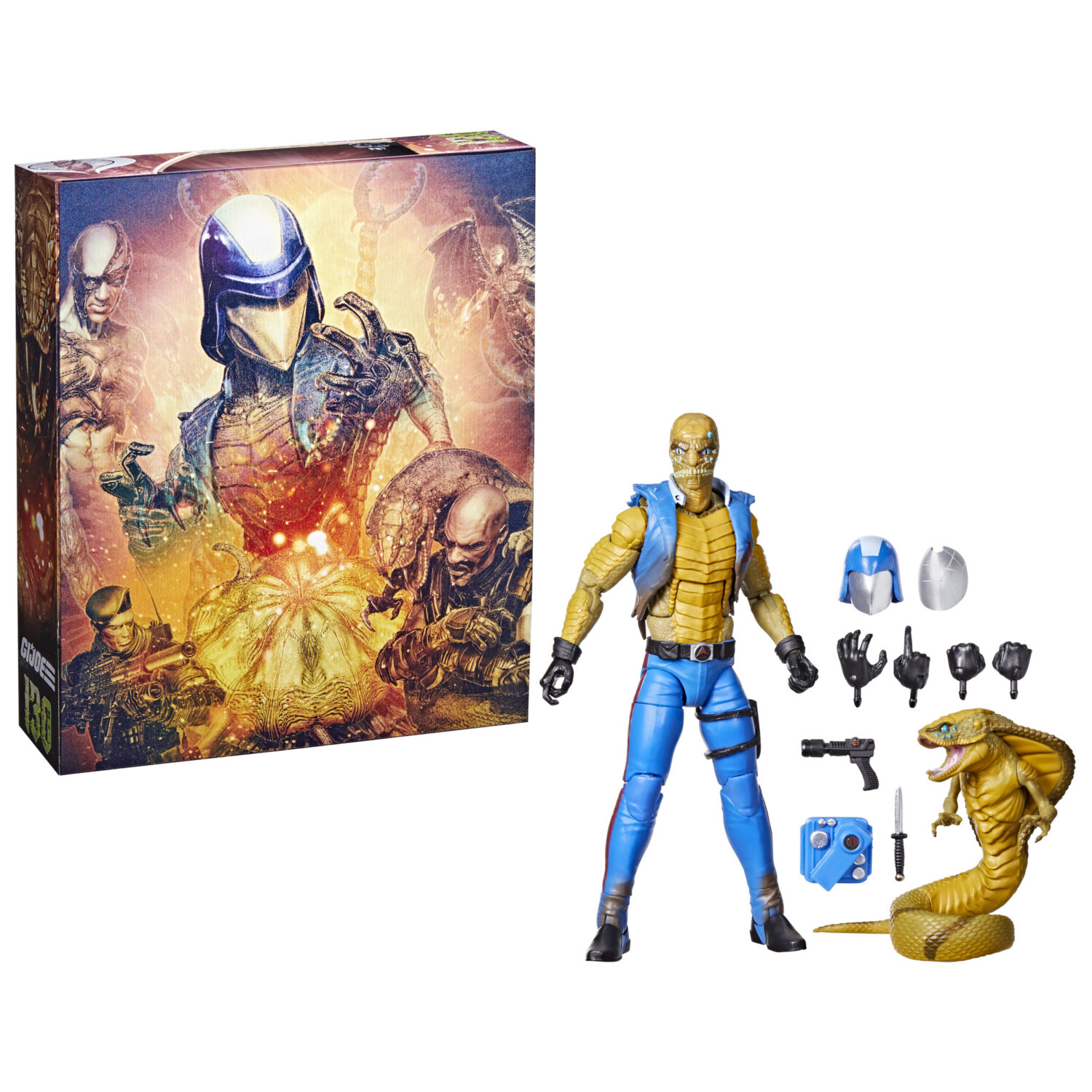 G.I. JOE CLASSIFIED SERIES 130 COBRA COMMANDER ONCE A MAN Package 3 G.I. JOE CLASSIFIED SERIES 130 COBRA COMMANDER ONCE A MAN Package 3