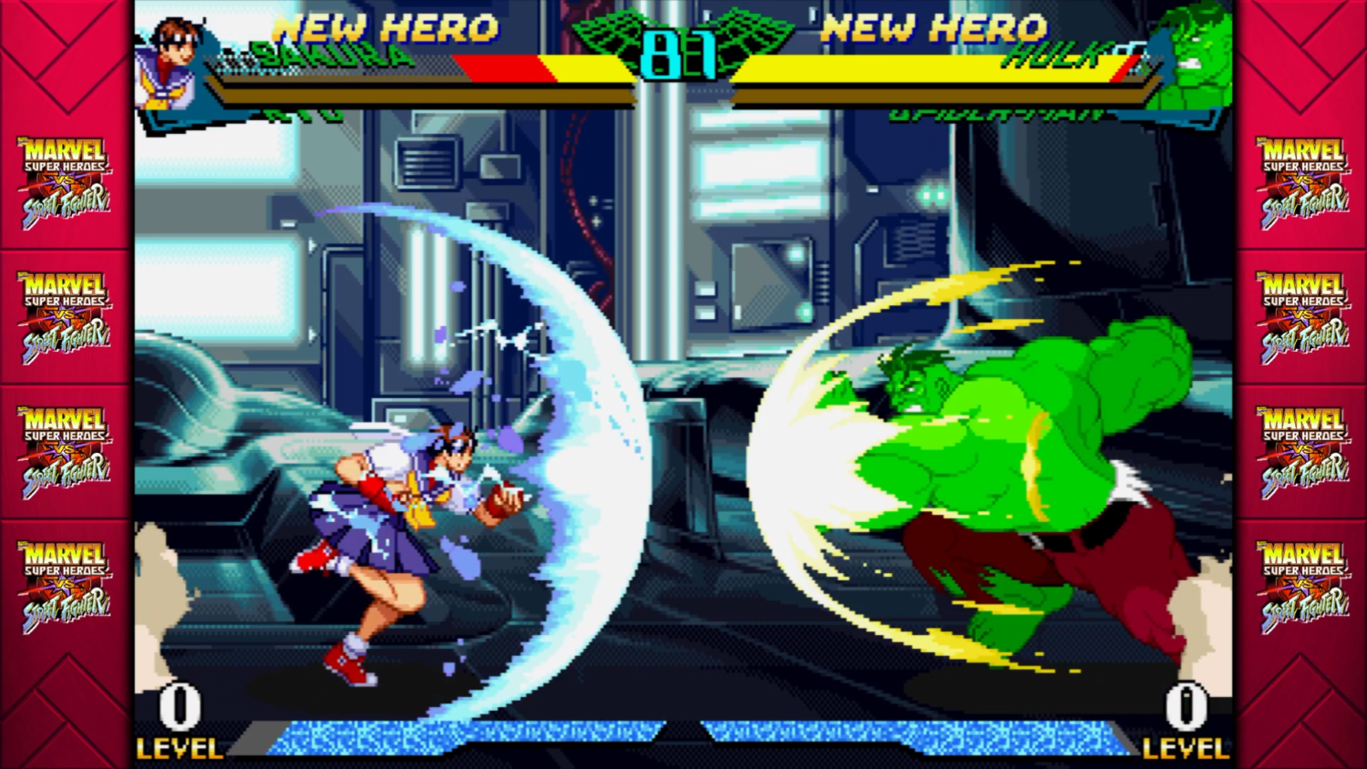 Marvel vs. Capcom Fighting Collection Arcade Classics Marvel Super Heroes vs. Street Fighter Screenshot