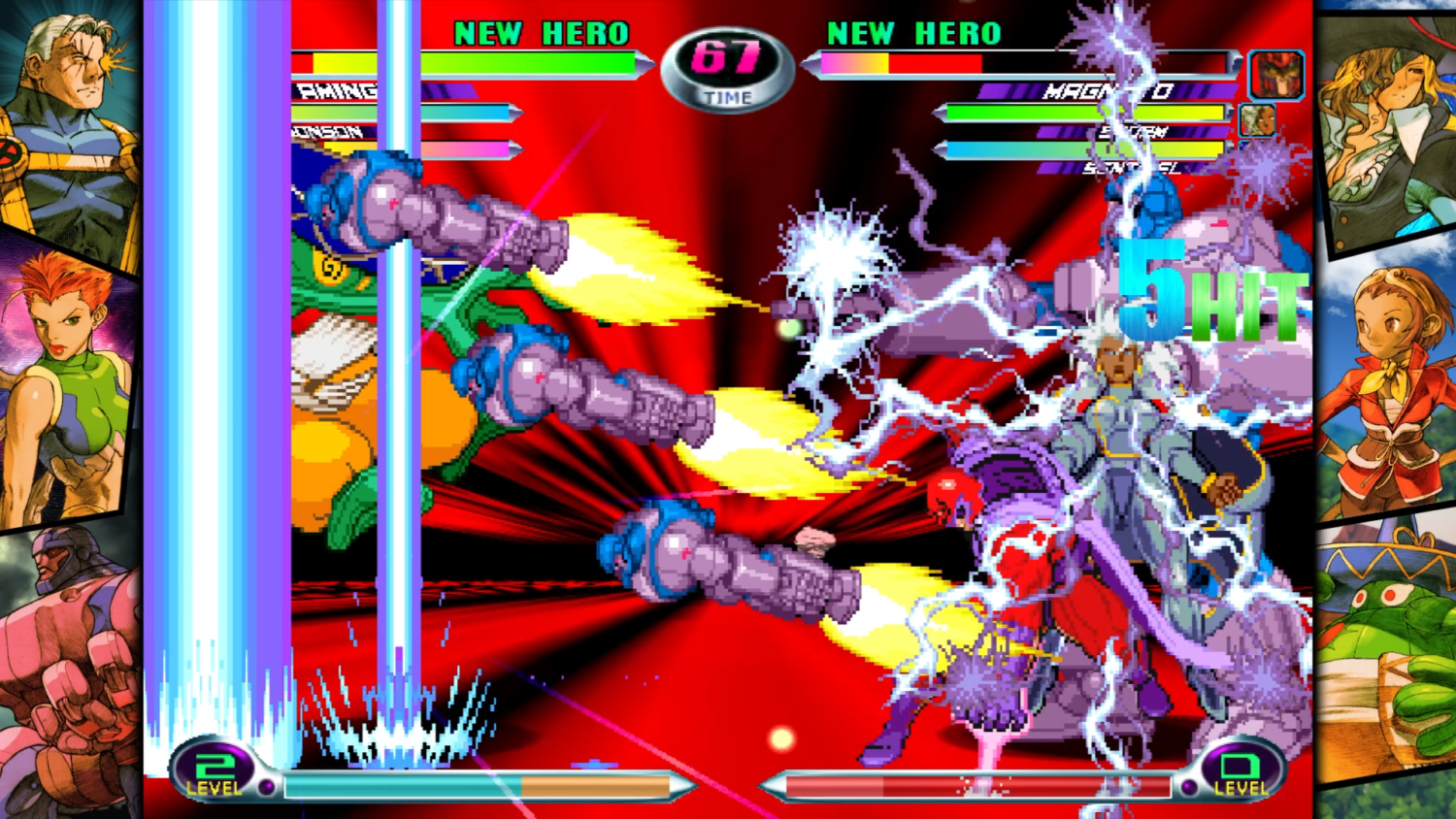 Marvel vs. Capcom Fighting Collection Arcade Classics Marvel vs. Capcom 2 Screenshot