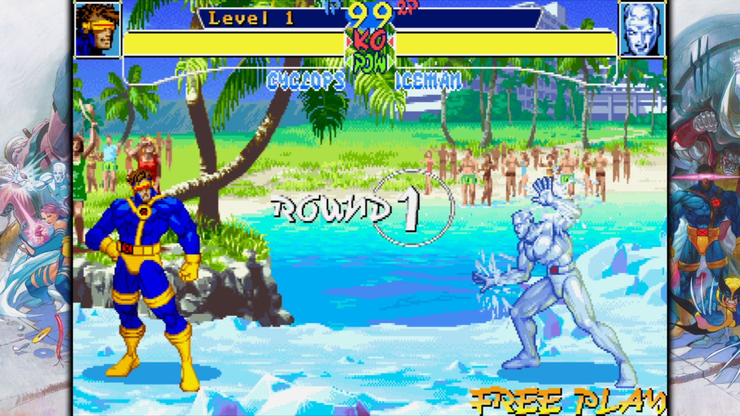 Marvel vs. Capcom Fighting Collection Arcade Classics X Men Children of the Atom Screenshot