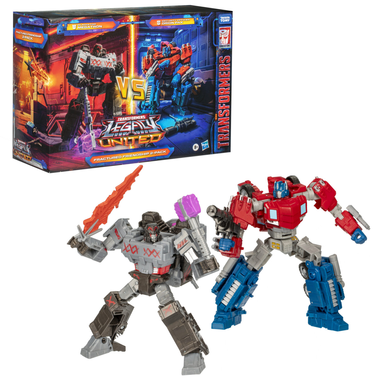 TF LEGACY UNITED VOYAGER CLASS FRACTURED FRIENDSHIP 2 PACK Package 2 TF LEGACY UNITED VOYAGER CLASS FRACTURED FRIENDSHIP 2 PACK Package 2