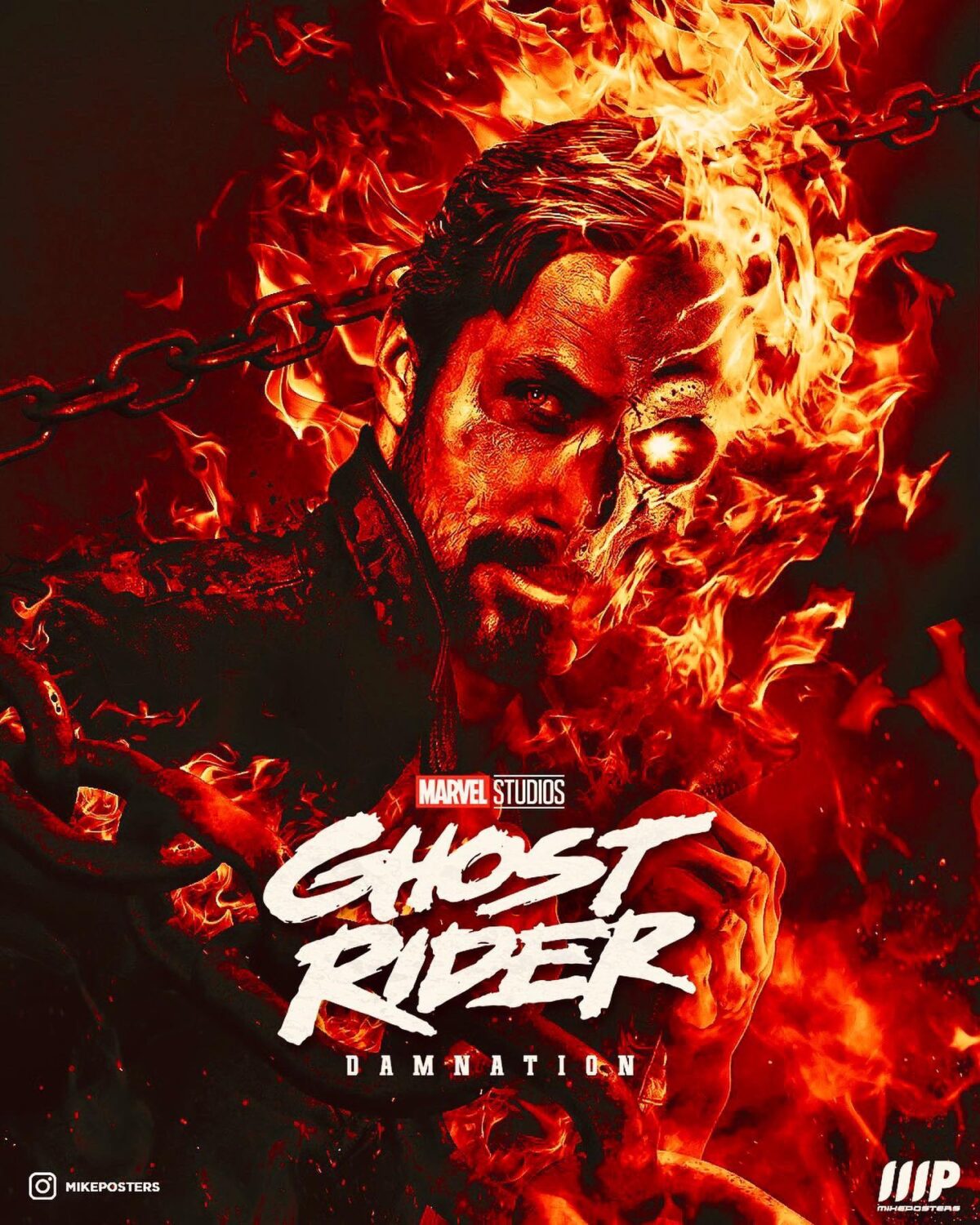 ryan gosling ghost rider fan art