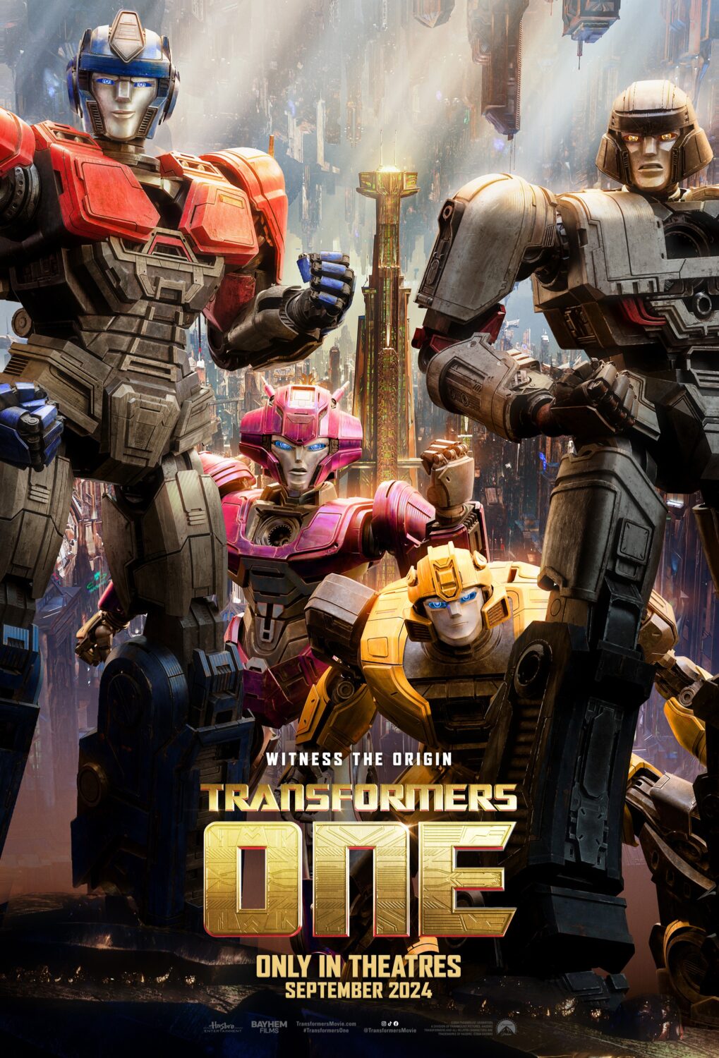transformers one poster