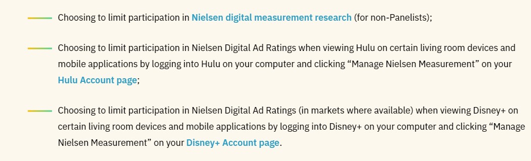 disney plus privacy policy nielsen