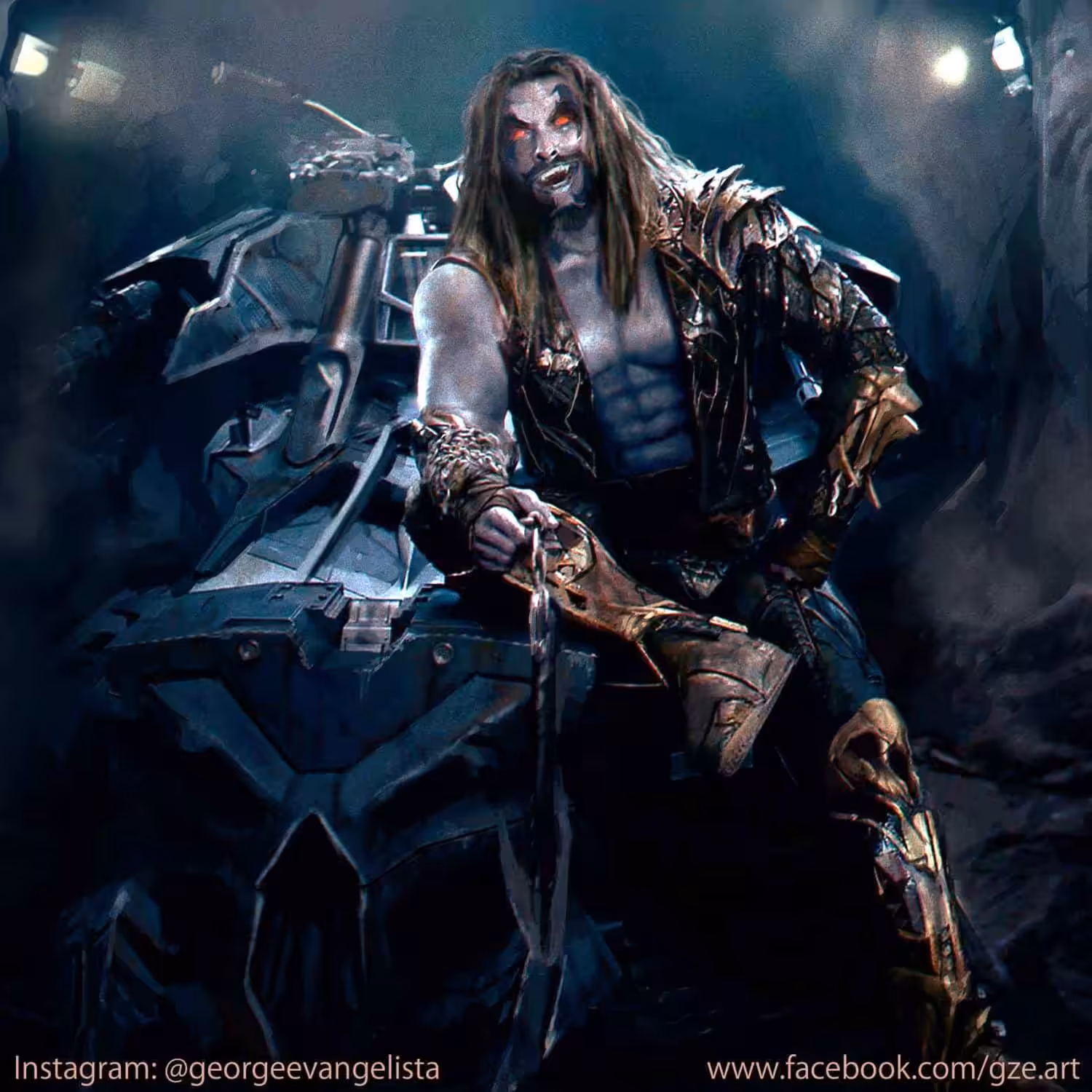 jason momoa lobo fan art dc