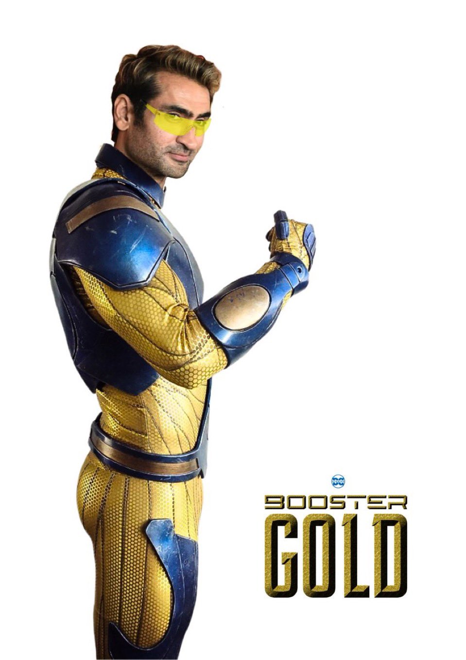 kumail nanjiani booster gold fan art