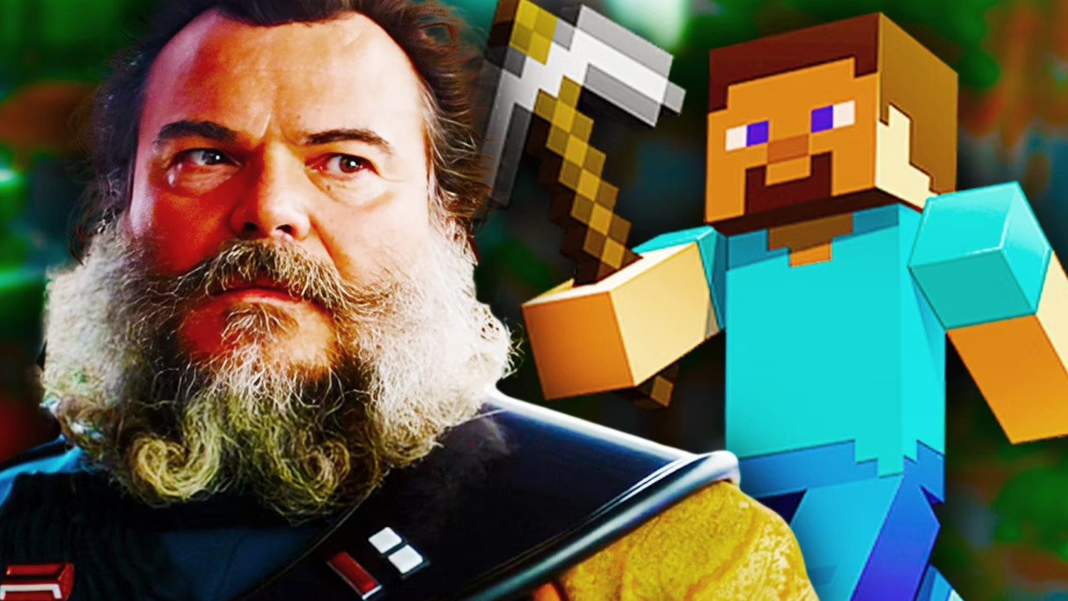 Minecraft Movie Leaks: First Look At Jack Black As Steve