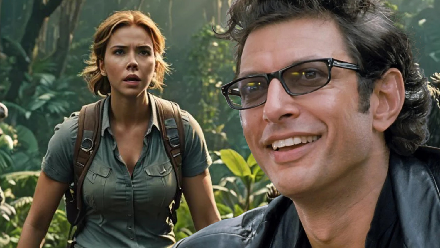 Watch: Jeff Goldblum Welcomes Scarlett Johansson To Jurassic World