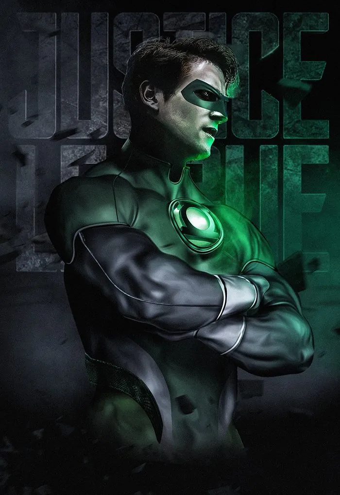 armie hammer green lantern fan art 3