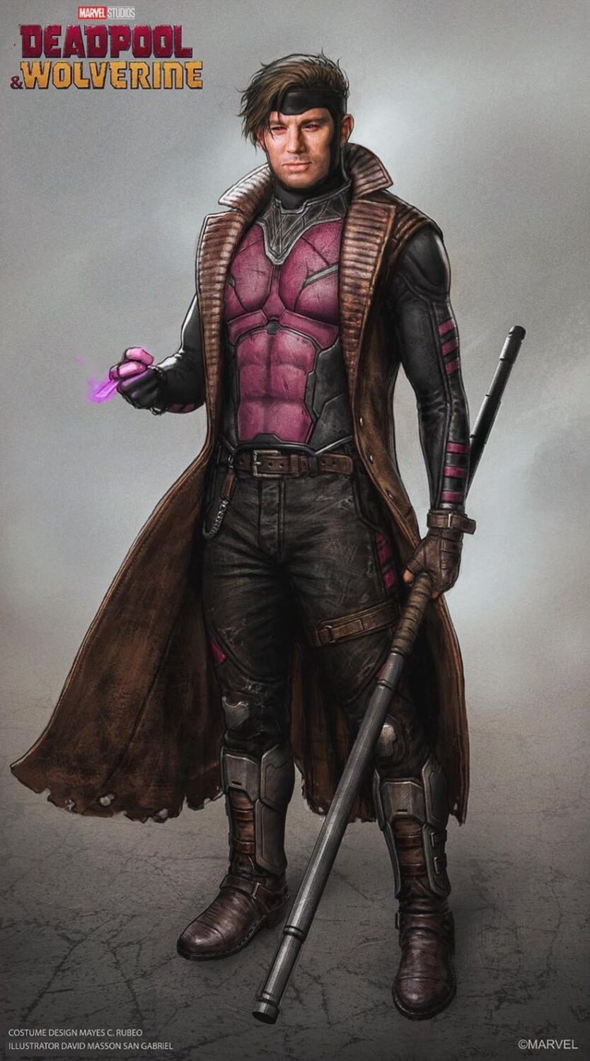 channing tatum gambit concept art