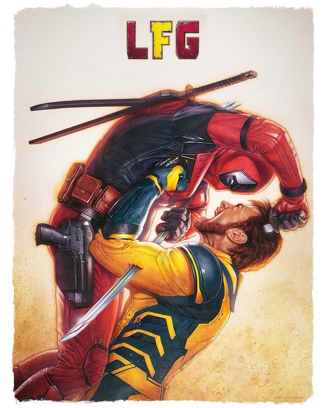 deadpool wolverine poster art deadpool wolverine poster art