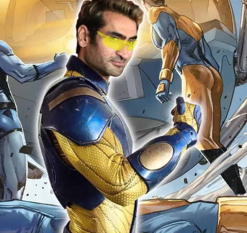 kumail nanjiani booster gold fan art dcu 1