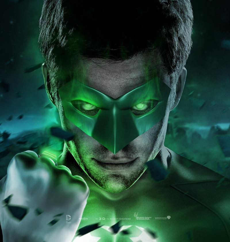 chris pine green lantern fan art