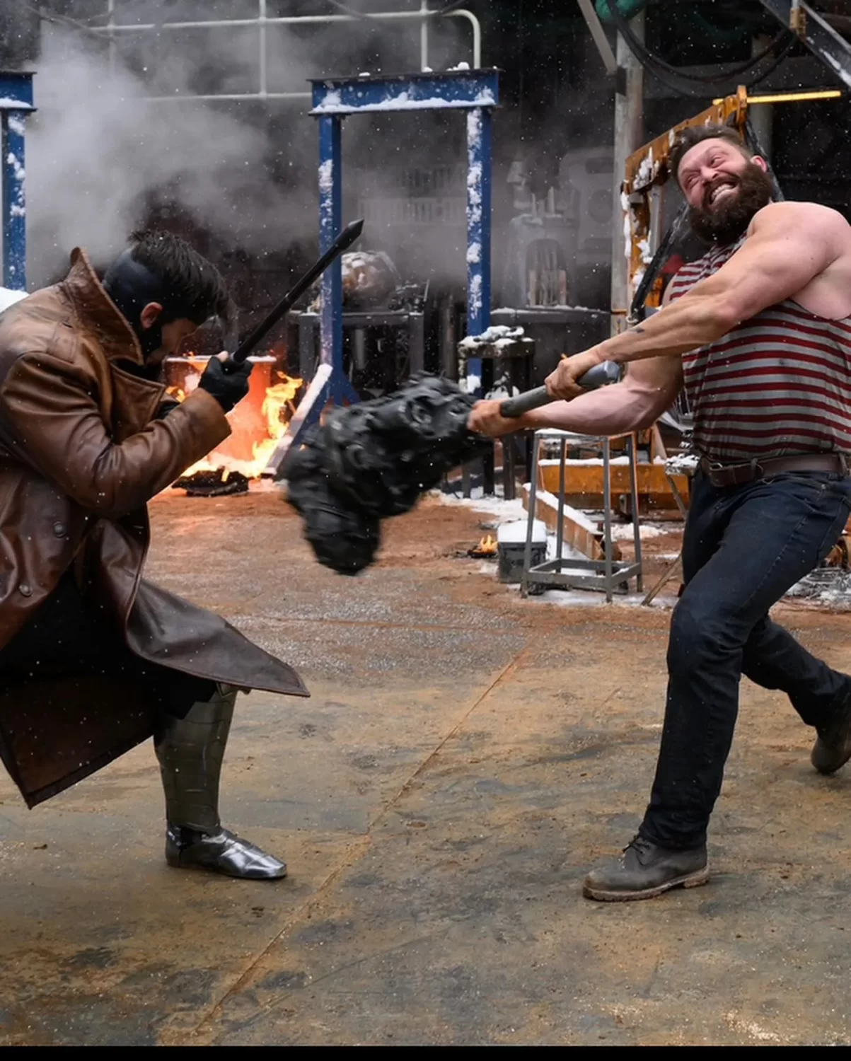 deadpool wolverine gambit bts