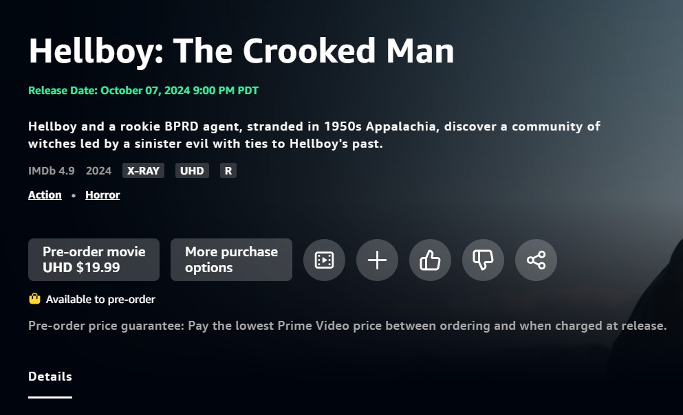 hellboy crooked man vod release