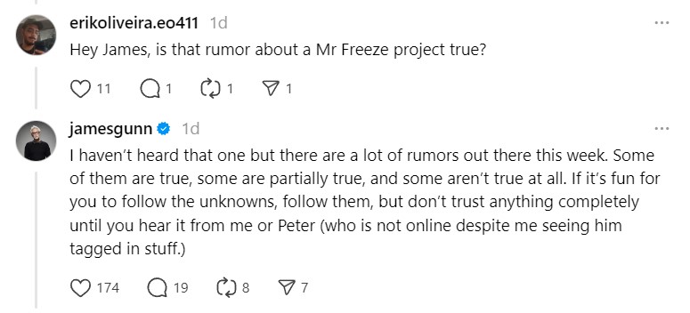 james gunn mr freeze rumor 1