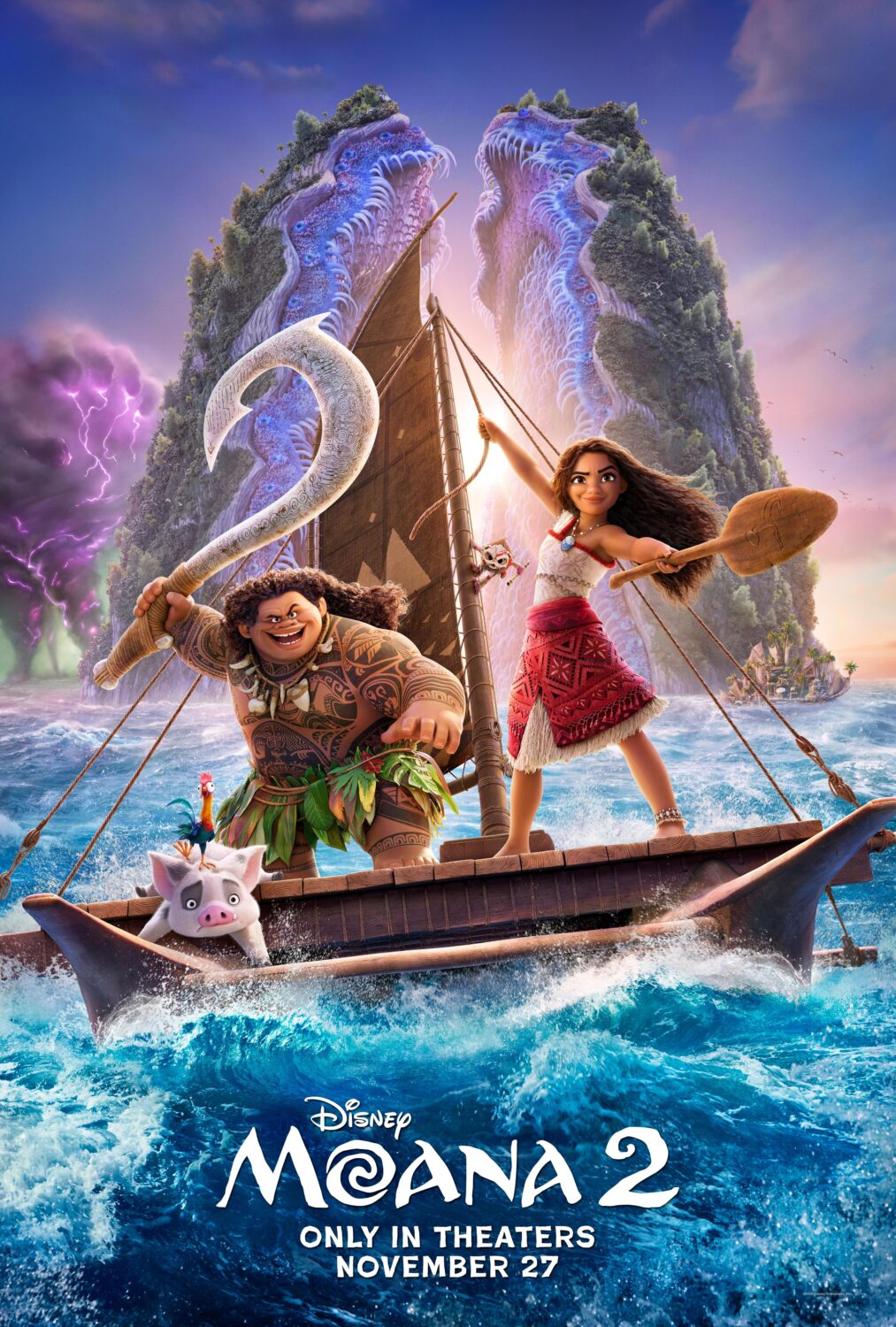 moana 2 poster