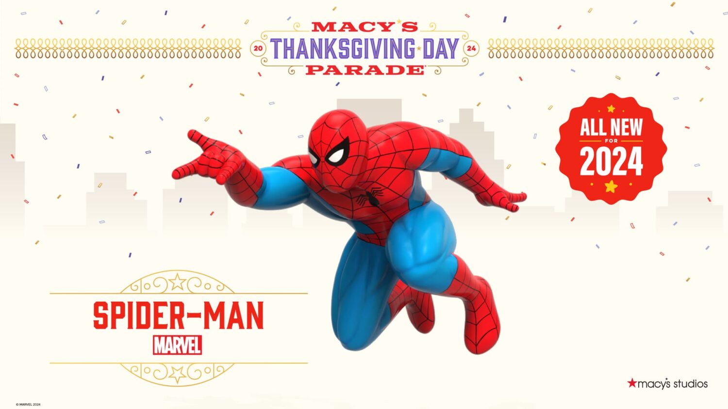 spider man macys day thanksgiving day parade marvel