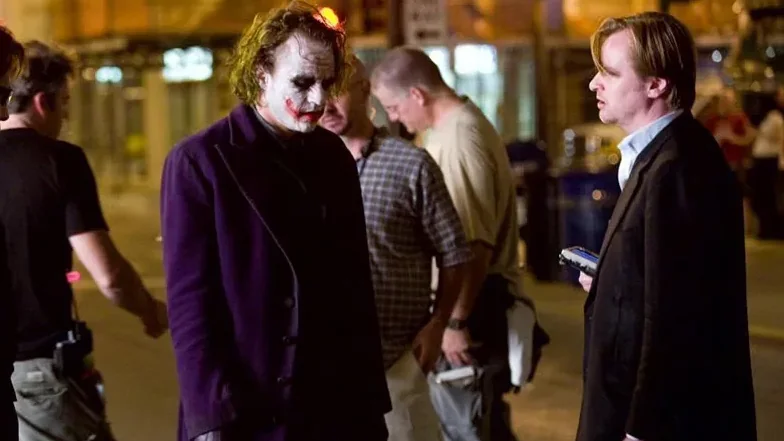 christopher nolan directing dark knight