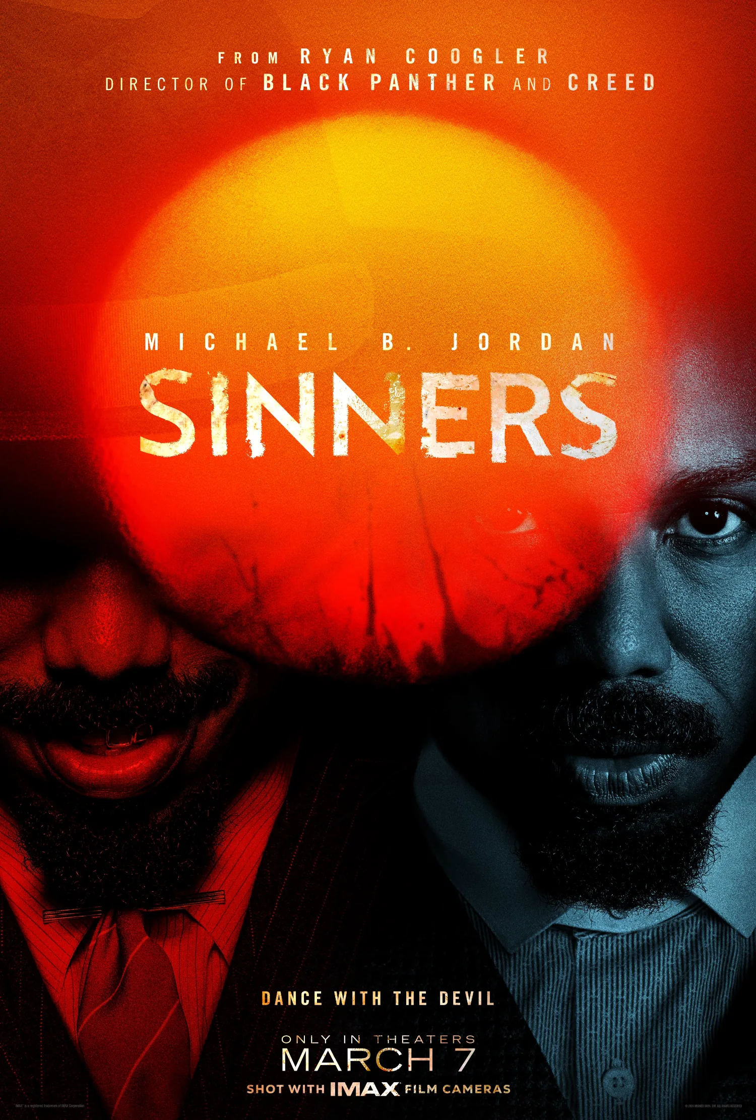 sinners poster michael b jordan