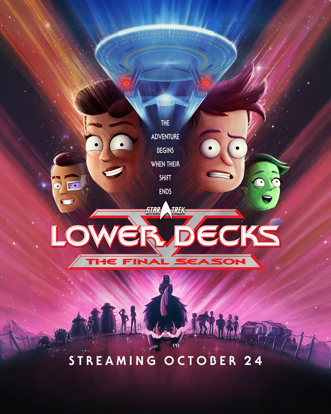 star treks lower decks season 5 poster