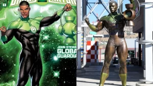 DC Unveils Monumental Green Lantern John Stewart Statue in Burbank