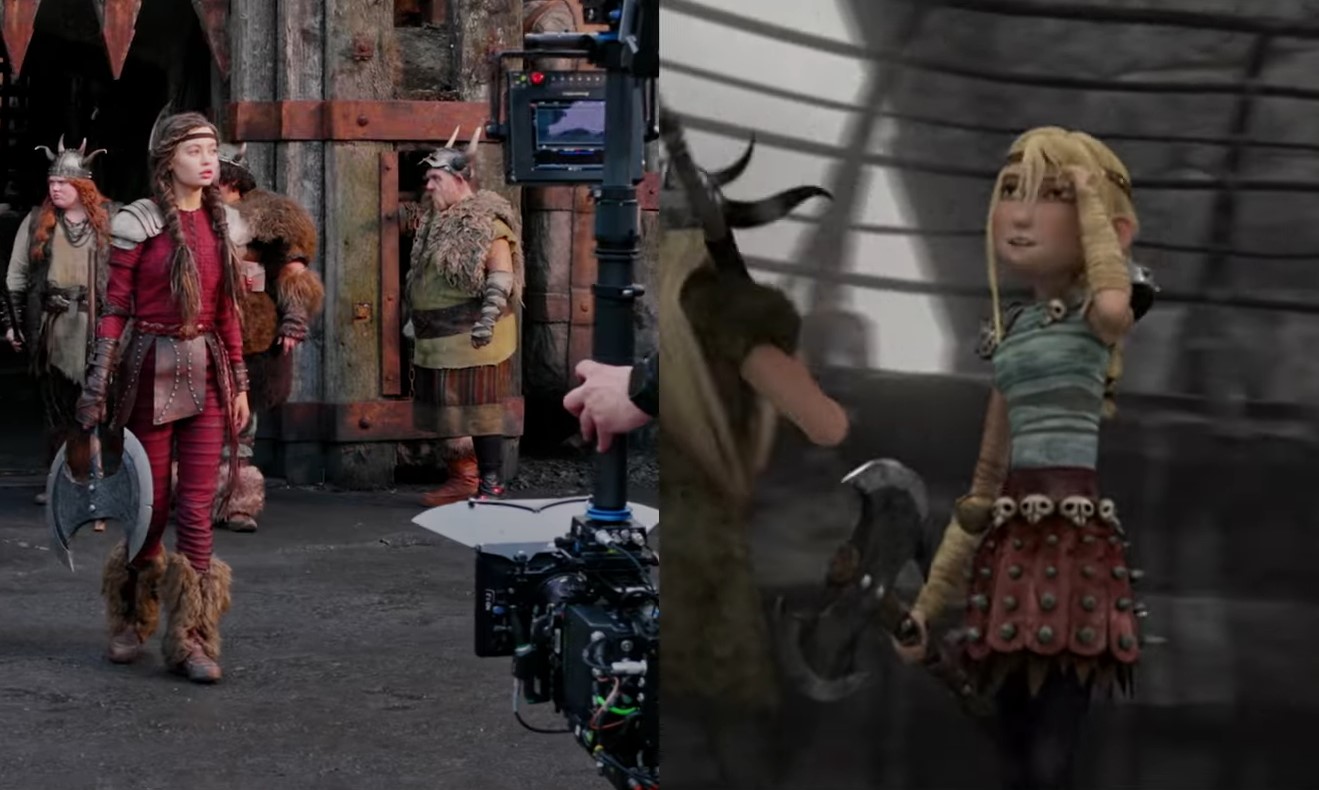 how to train your dragon live action vs animated astra