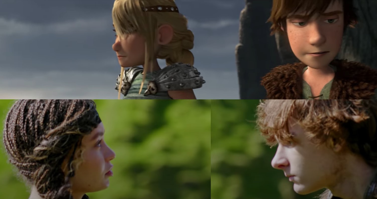 how to train your dragon live action vs animated