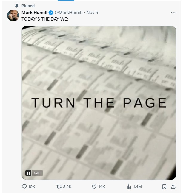 mark hamill trump tweet