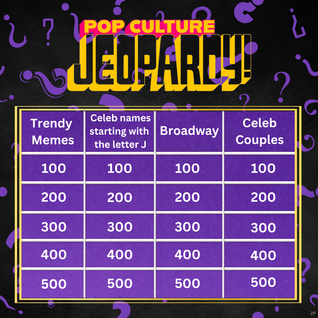 pop culture jeopardy