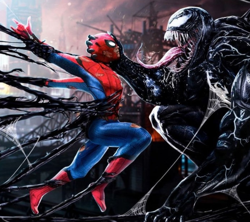 spider man vs venom art