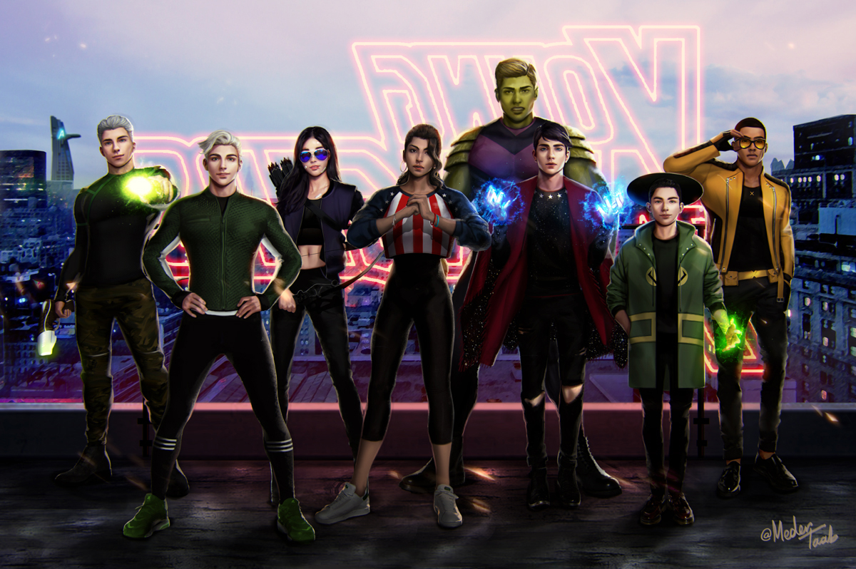 young avengers fan art