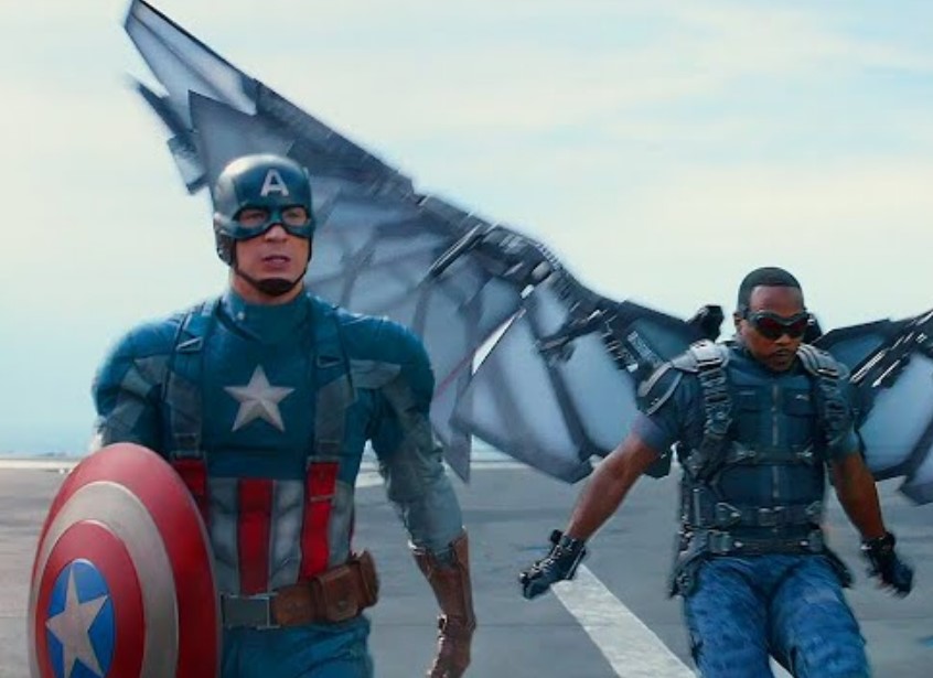 captain america and falcon