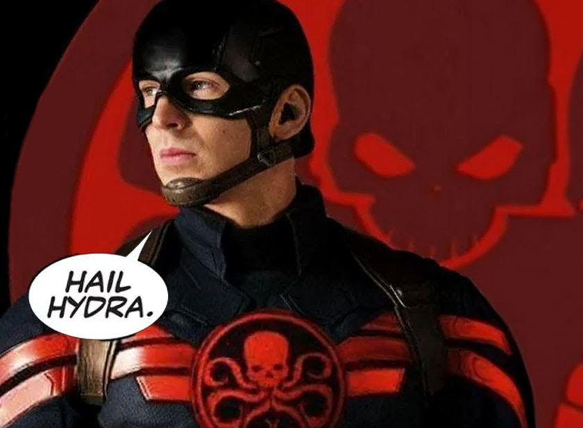 chris evans captaina america hail hydra