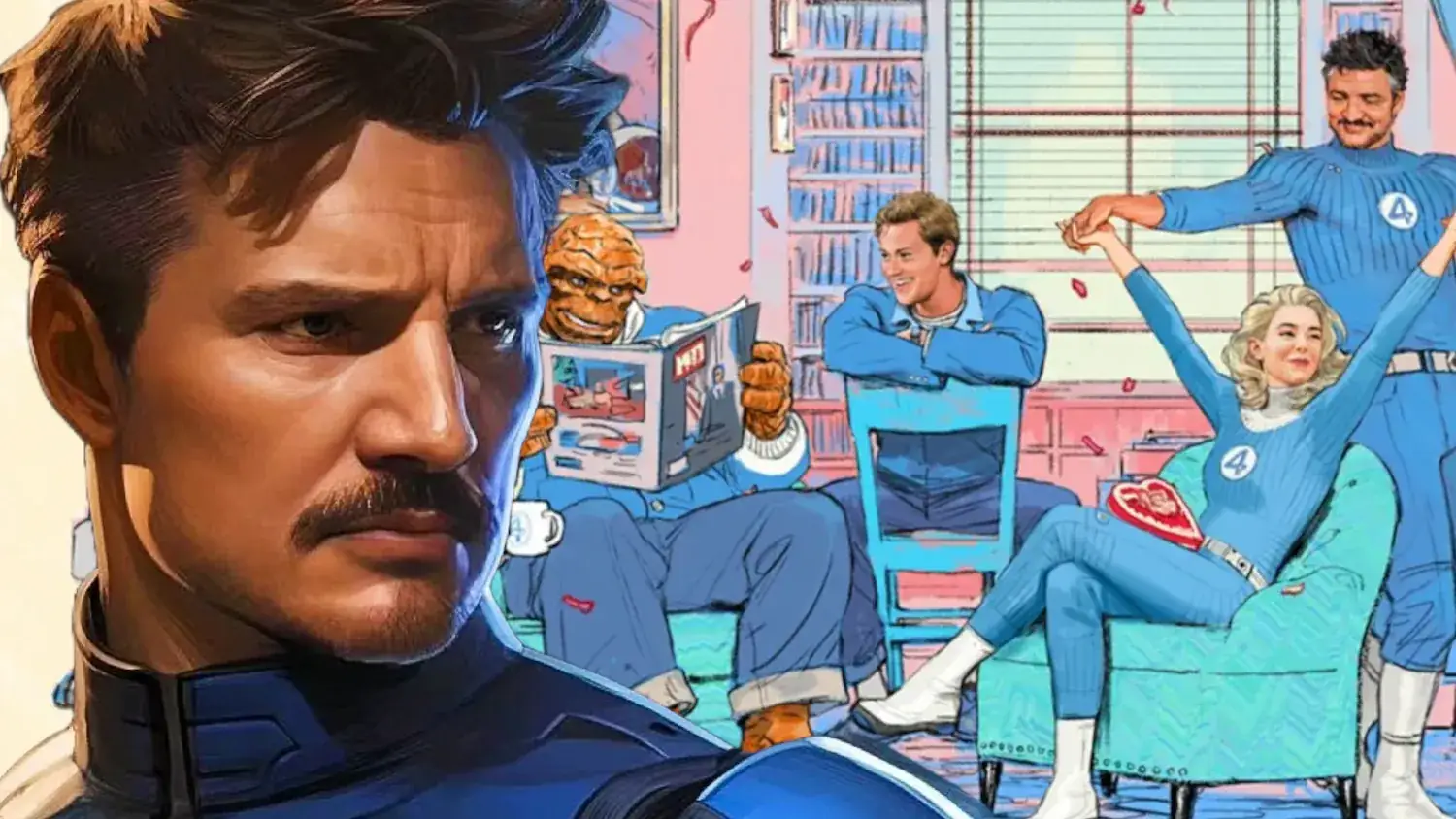 Fantastic Four: Best Look At Pedro Pascal As Reed Richards From Set Photos