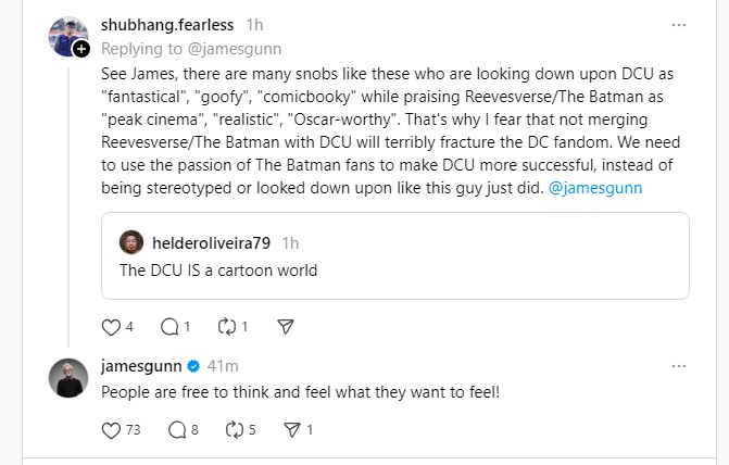 james gunn matt reeves dcu