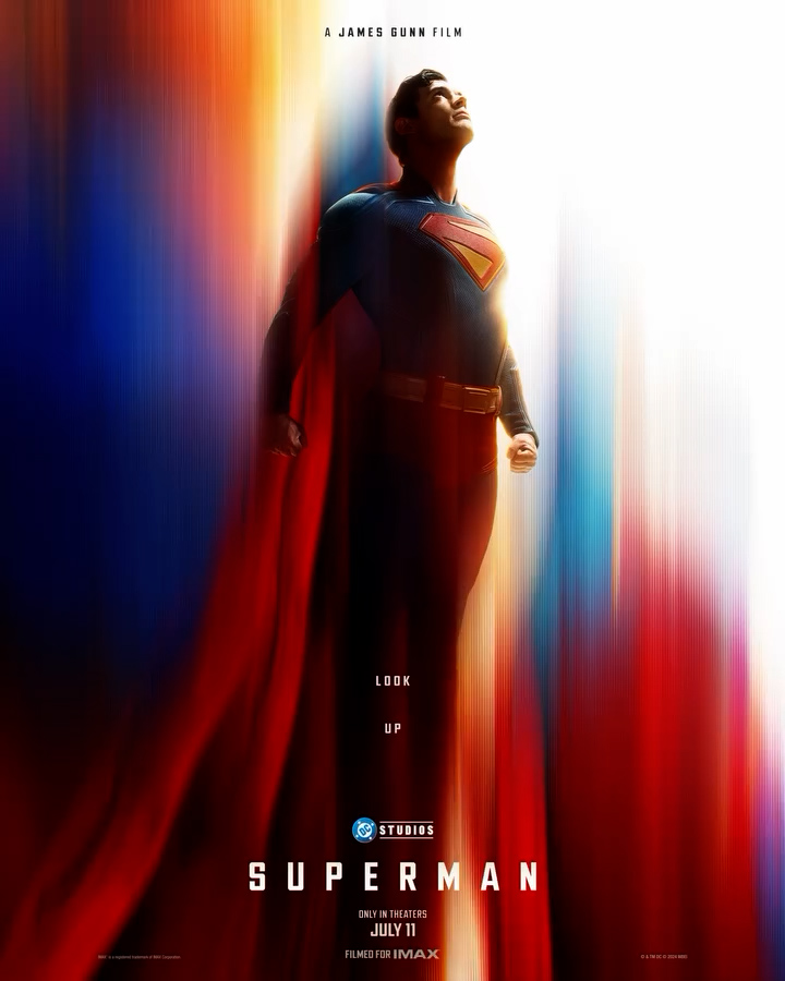 james gunn superman david corenswet poster