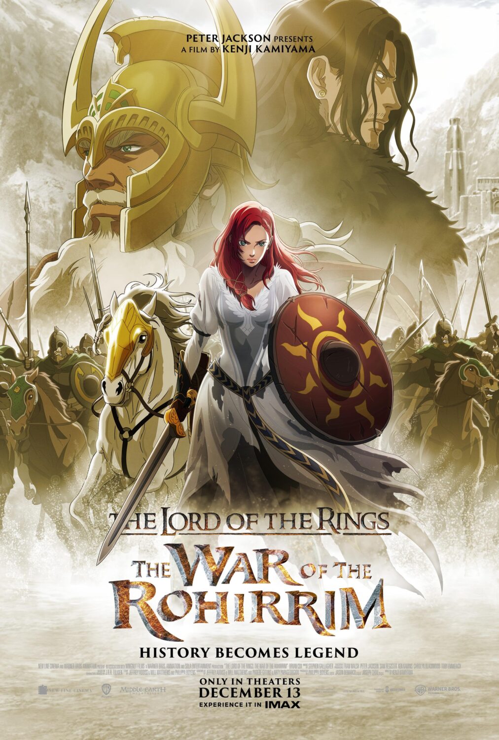lord rings war rohirrim poster lord rings war rohirrim poster