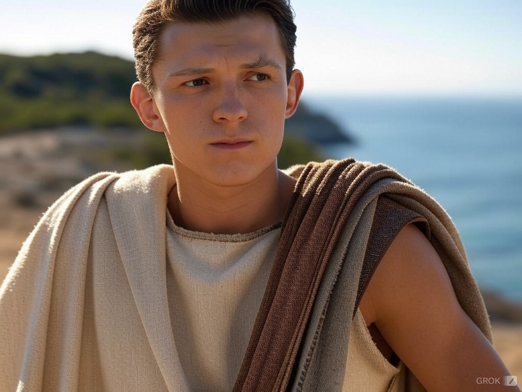 tom holland the odyssey fan art