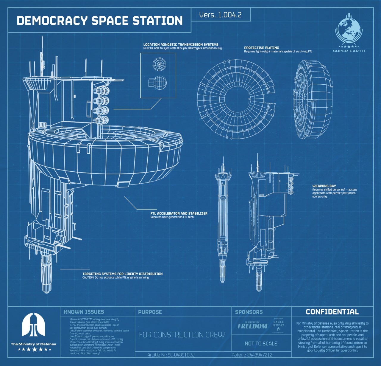 helldivers 2 democray space station blueprints